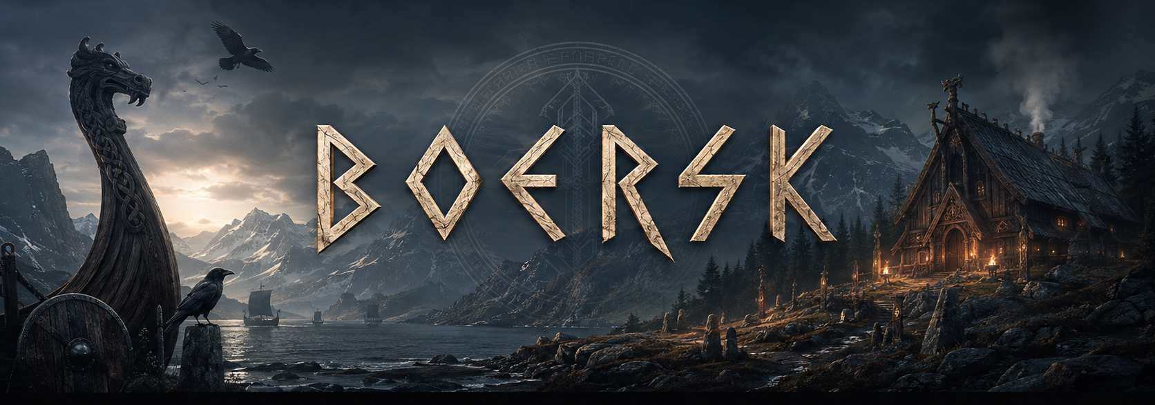 Boersk landscape and title banner